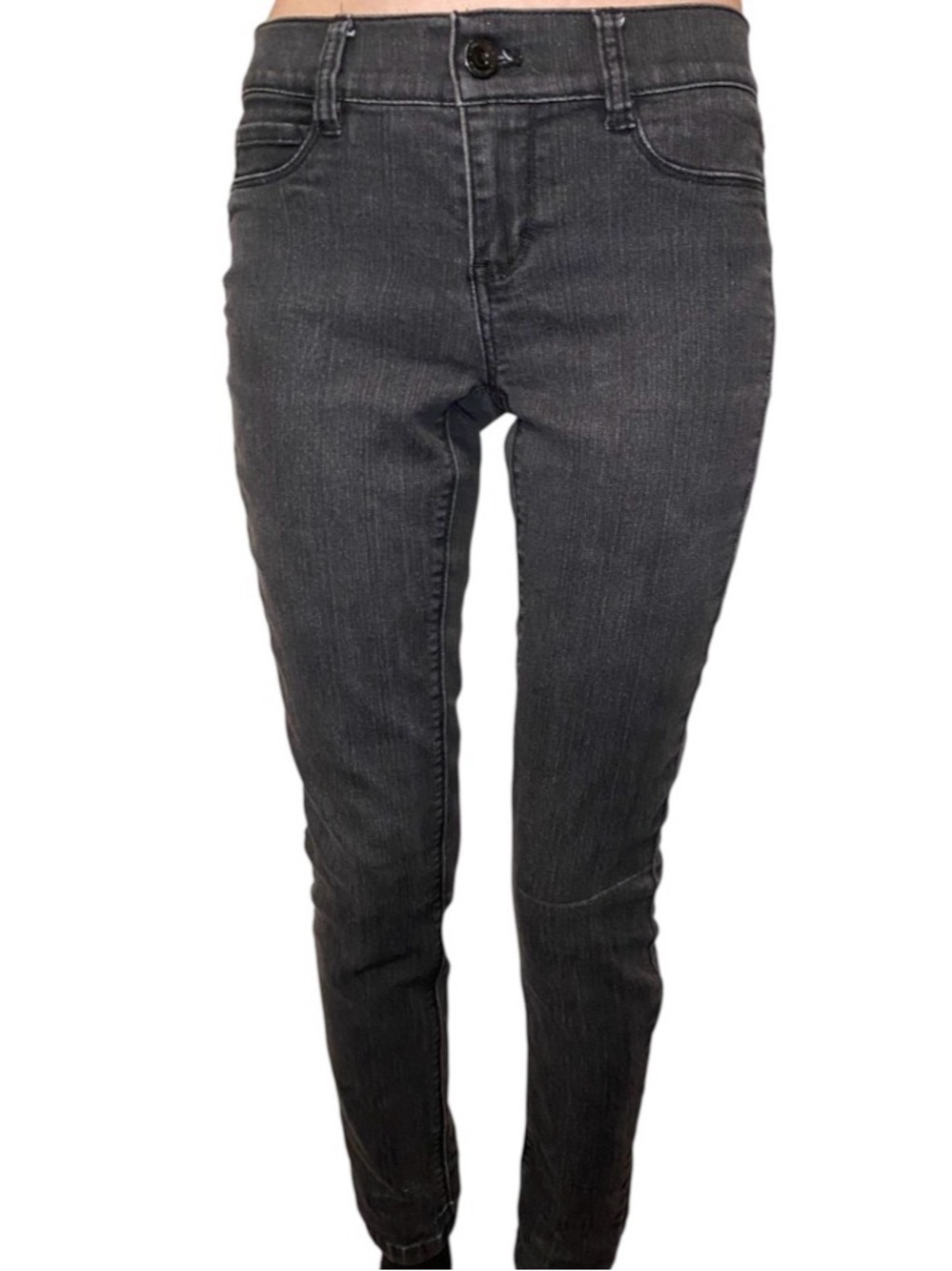 White House Black Market Charcoal Skinny Jeans size XS denim
